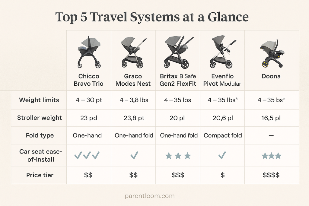 top rated infant car seats strollers