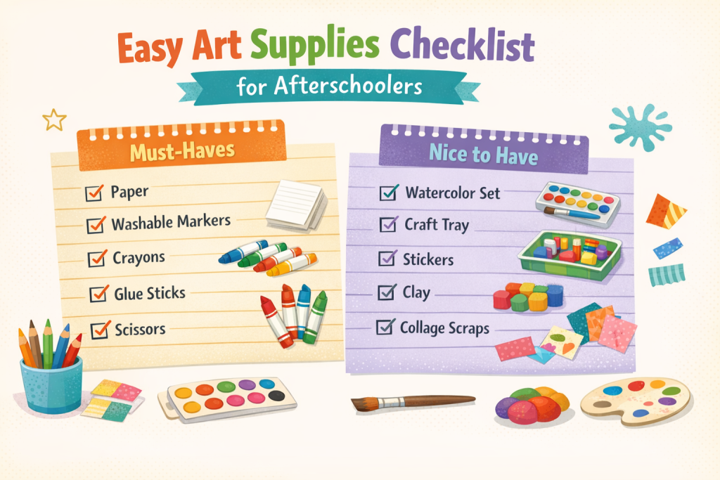 art activities for afterschoolers