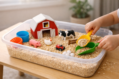 Farm Sensory Bin