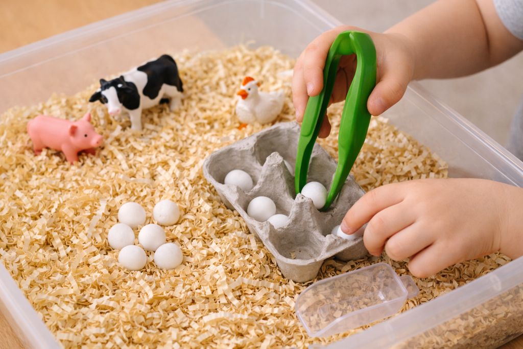 Farm Sensory Bin