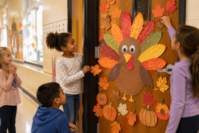 Thanksgiving Classroom Door Decorations