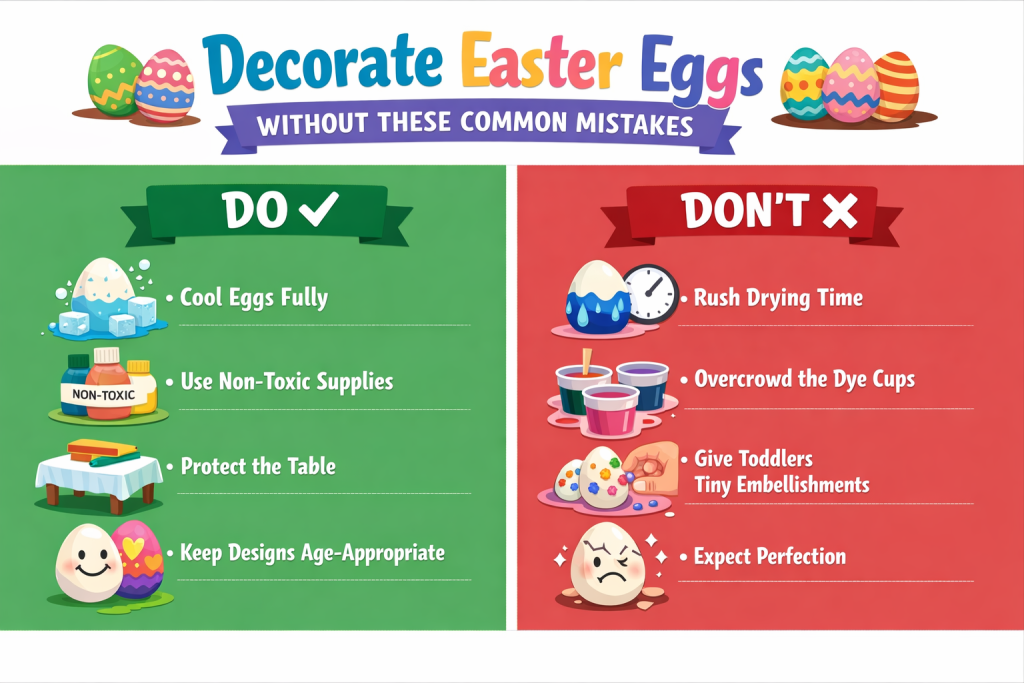 decorate easter eggs