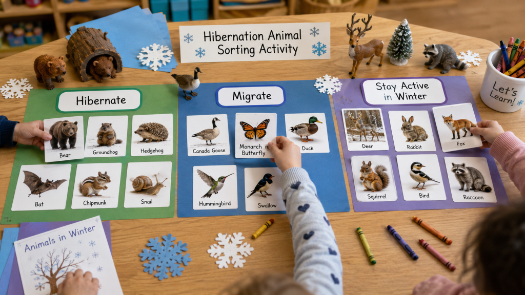 Hibernation Preschool Activities