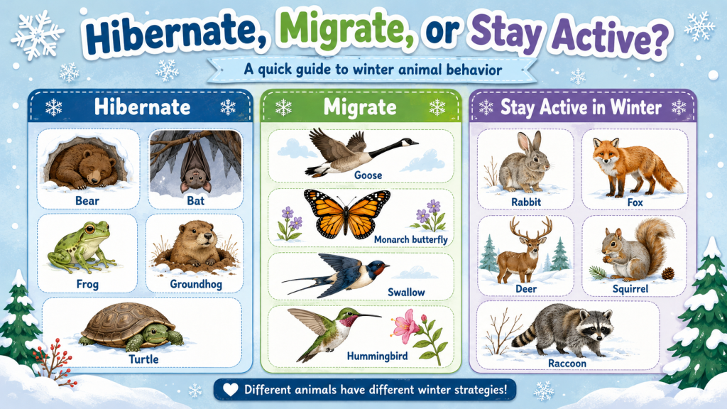 Hibernation Preschool Activities