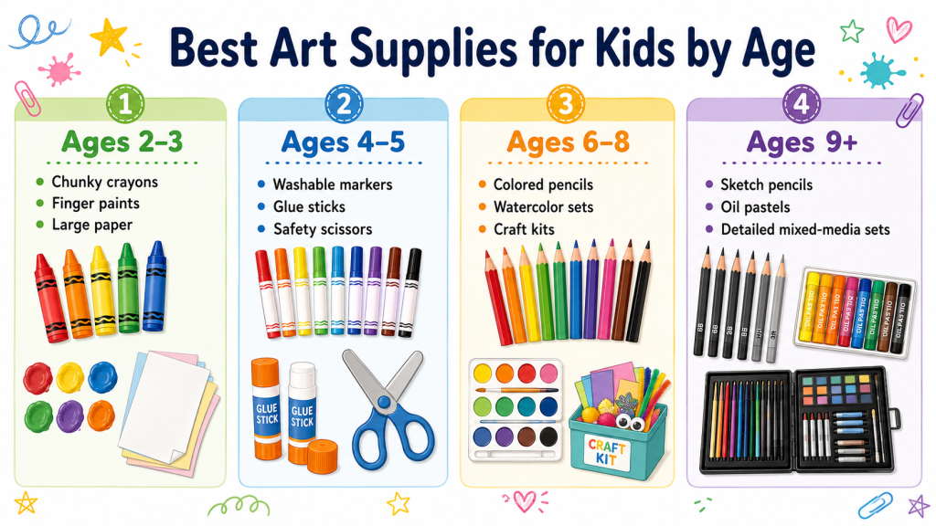 art supplies for kids